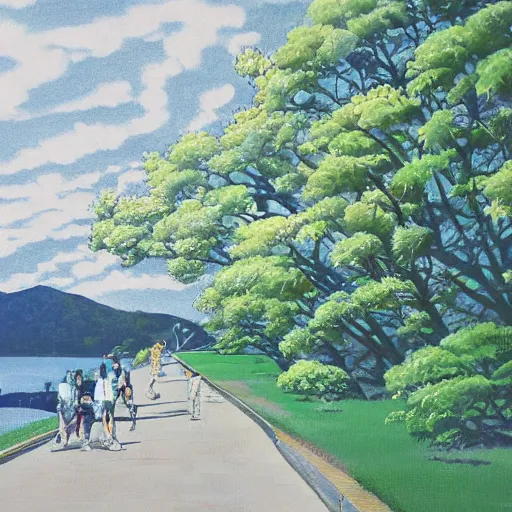 Prompt: painting by goto atsuko