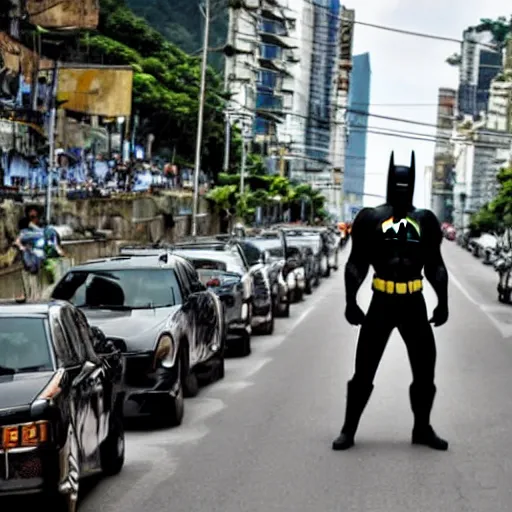 Image similar to batman in rio de janeiro