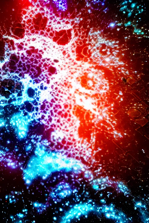 Image similar to intricate hyper detailed ultra sharp stock photo, unsplash transparent fractal, galaxy in the background, intricate detail, elegant, hyper realistic, ultra detailed, octane render, volumetric cinematic lighting, 8 k post - production