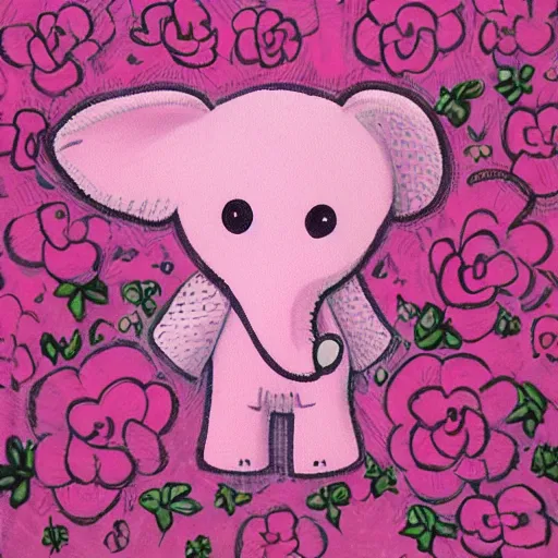 Prompt: do not think of a pink elephant