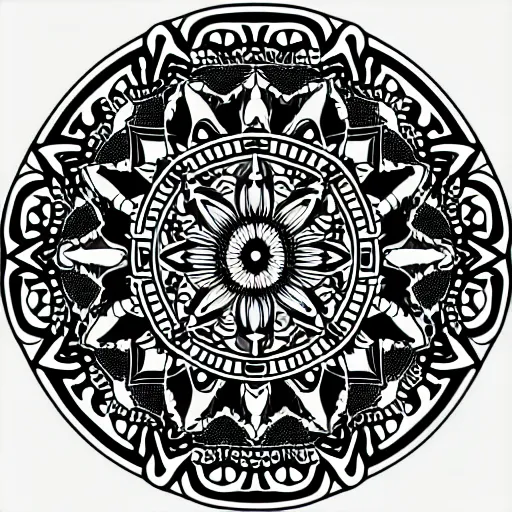 Image similar to mandala, vector art, detailed