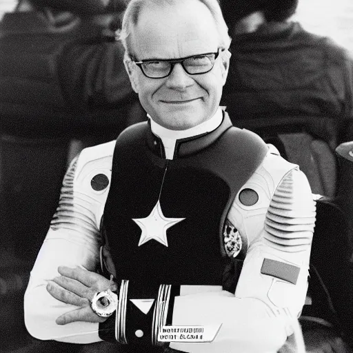 Image similar to Carl XVI Gustaf as ironman, battle at sea, stockholm, airplanes, war