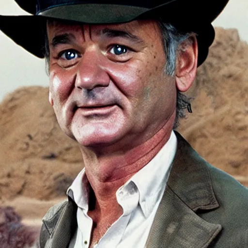 Image similar to bill murray as indiana jones