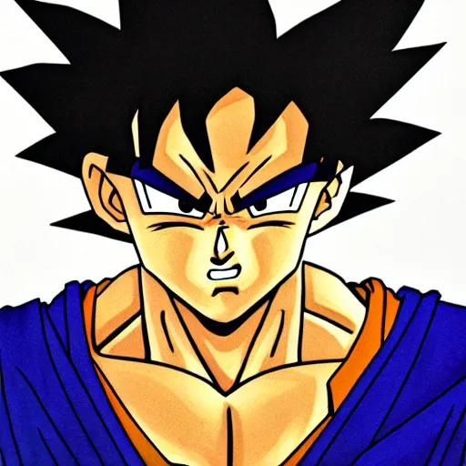 Prompt: portrait of goku