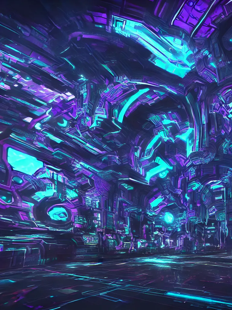 Image similar to Galactic Proxy, glitchy, glitch art, Chromatic aberration, machines clockwork, intricate details, thin lines, nobody feels time 3D art, 4k unreal engine