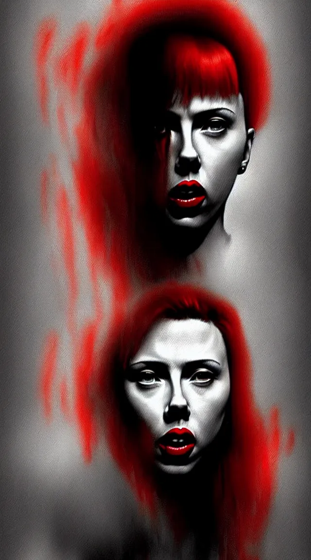 Prompt: epic professional digital art of scarlet johansson in the scream by edvard much, epic, stunning, gorgeous, much wow, cinematic, masterpiece.