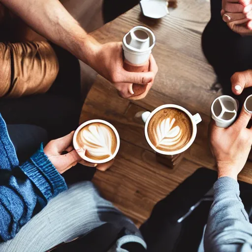 Image similar to people drinking coffee