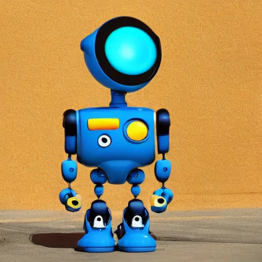 Prompt: cute robot boy by pixar animation studios
