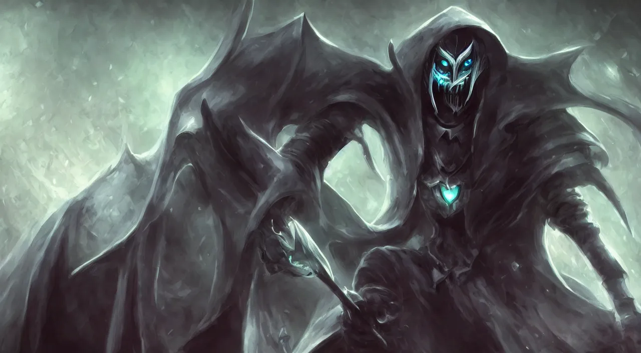 Prompt: Karthus from League of Legends wallpaper