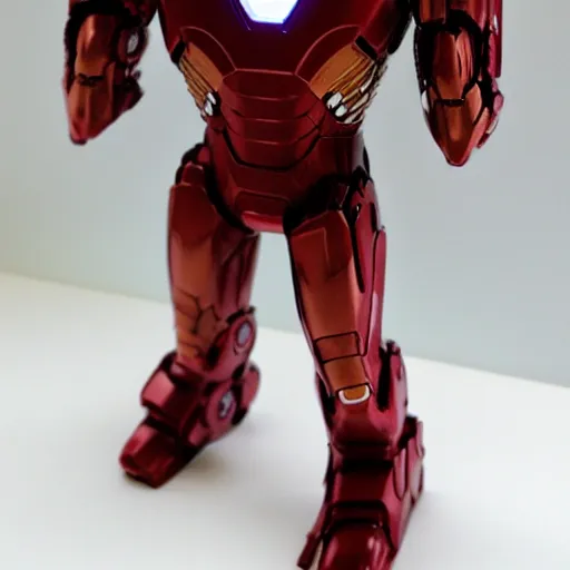 Image similar to ironman toy made of chocolate