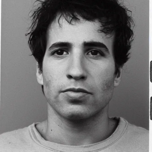 Image similar to paul simon mugshot