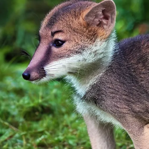 Image similar to baby thylacine real photo in zoo