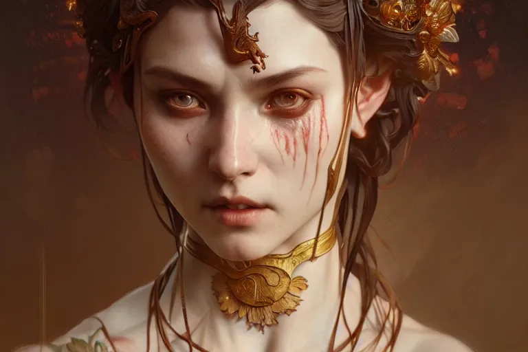 Image similar to ultra realistic, tzimisce, flesh, intricate details, eerie, highly detailed, octane render, 8 k, art by artgerm and alphonse mucha and greg rutkowski