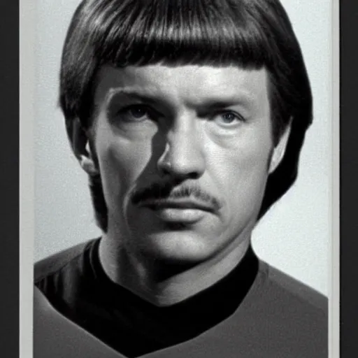 Prompt: pavel chekhov from star trek ( 1 9 6 6 ), very russian, unmistakably russian