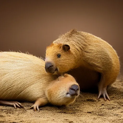 Prompt: capybara eating gpus, professional photograph, studio lighting, rule of thirds