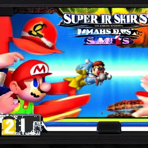 Image similar to super smash bros on the ps1