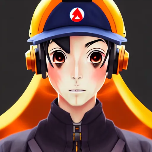 Image similar to beautiful anime style digital painting portrait of engineer woman from team fortress 2 by valve, 4 k, 8 k, hd, high resolution, highly detailed, intricate detail, ultra realistic faces, digital art, trending on artstation, team fortress 2