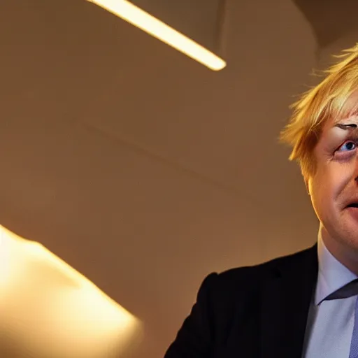 Prompt: boris johnson as thor volumetric lighting