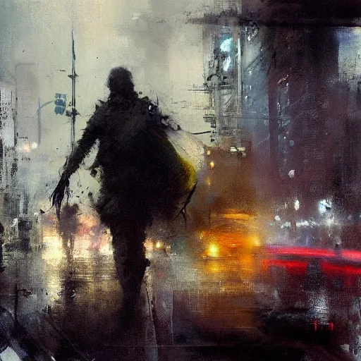 Image similar to mutalisk painted by Jeremy Mann