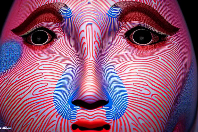 Prompt: hyperrealistic detailed image of a geisha laying in a art installation, high definition pattern design by yayoi kusama, part by kei mieno, part by alex gray, part by ross tran, part by james jean, ultra realistic, highly detailed, life like face, detailed body, 8 k, unreal engine 5, very cohesive