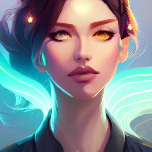 Image similar to a portrait of a beautiful marisa laren, art by lois van baarle and loish and ross tran and rossdraws and sam yang and samdoesarts and artgerm, digital art, highly detailed, intricate, sharp focus, trending on artstation hq, deviantart, unreal engine 5, 4 k uhd image