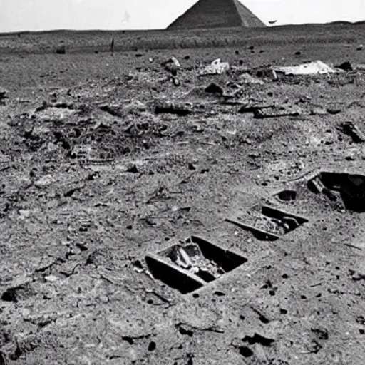 Image similar to aliens remains found at a pyramind