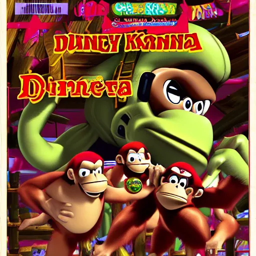 Image similar to donkey kong cover art