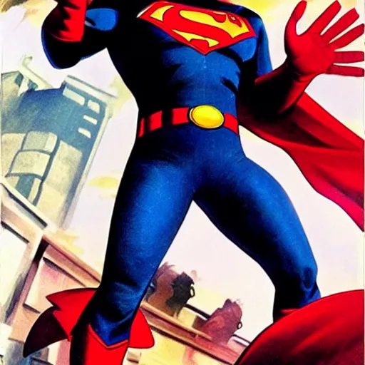 Image similar to super hero character designed by stan lee and alex ross