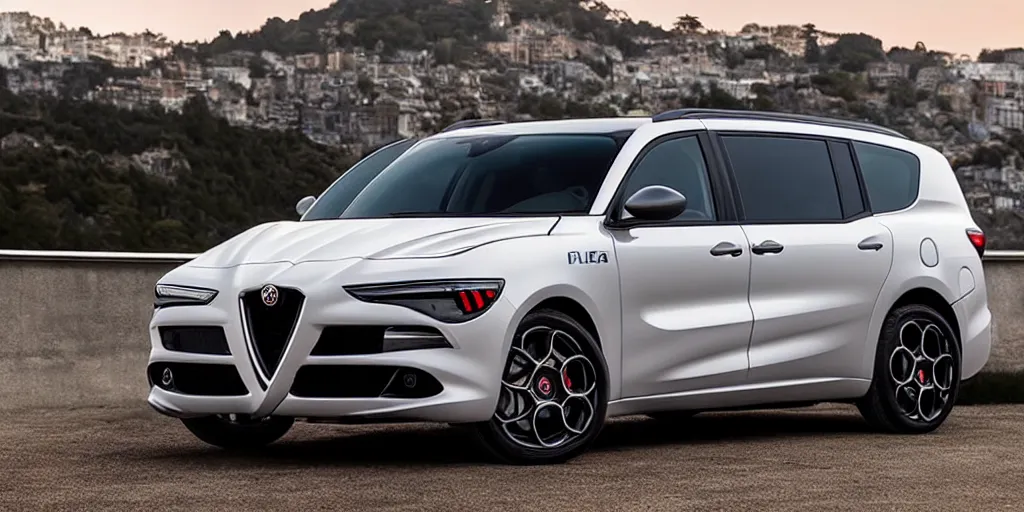 Image similar to 2022 Alfa Romeo Minivan