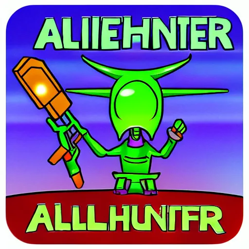 Prompt: alien hunter