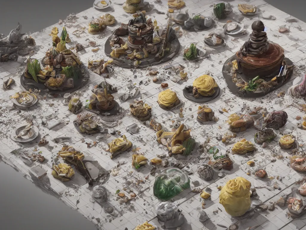 Image similar to hyperrealism, a world made of cake, intricate, highly detailed, strong perspective, artstation trending, environment concept, ray tracing, cinematic, concept art, 4k detail post processing, cinematic