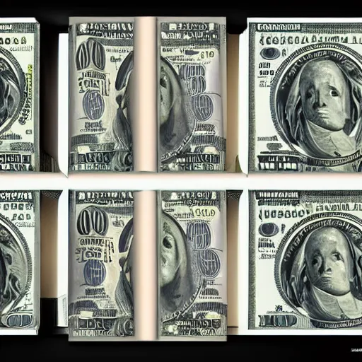 Image similar to My money don't jiggle, jiggle; it folds.