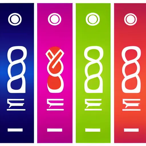 Image similar to nine - doors logo, vector illustration, gradient, aesthetic, silky texture, hd,