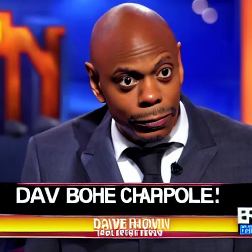 Prompt: dave chappelle as a fox news anchor