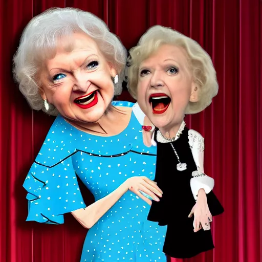 Image similar to taylor swift. pixar. kills betty white.