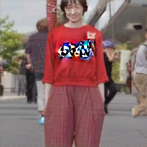 Image similar to suzu Hirose wearing a Coca Cola top