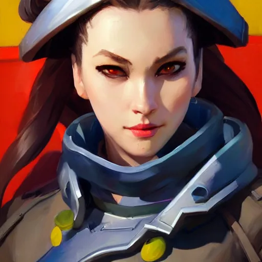 Prompt: greg manchess portrait painting of alice zuberg as overwatch character, sao, medium shot, asymmetrical, profile picture, organic painting, sunny day, matte painting, bold shapes, hard edges, street art, trending on artstation, by huang guangjian and gil elvgren and sachin teng