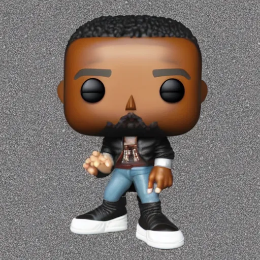 Image similar to funko pop of isaac foster