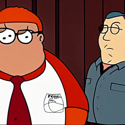 Image similar to peter griffin in the sopranos