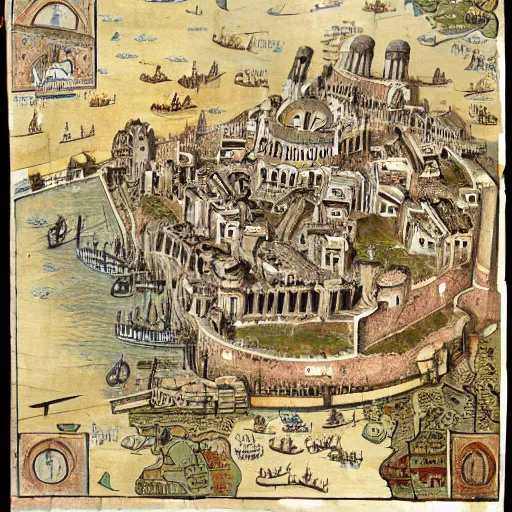 Prompt: constantinople in 1 2 0 0, byzantine,