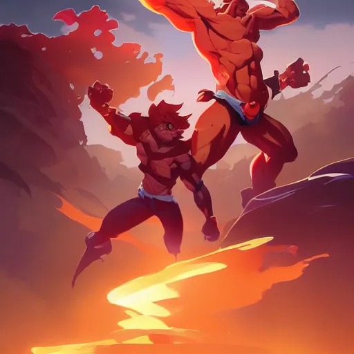 Image similar to hero world thundercats, behance hd by jesper ejsing, by rhads, makoto shinkai and lois van baarle, ilya kuvshinov, rossdraws global illumination