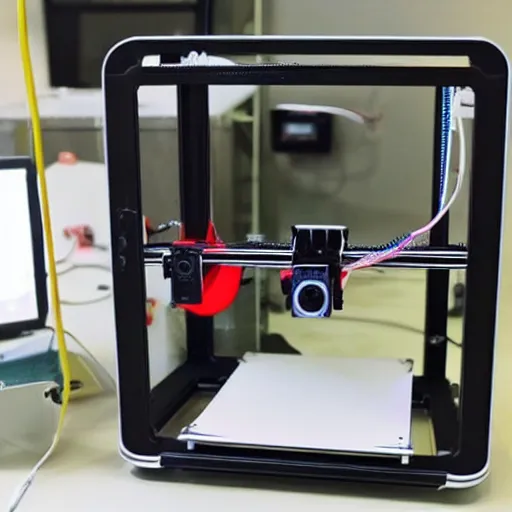 Prompt: amazing 3D printer design