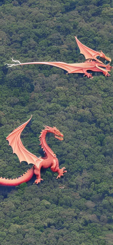 Prompt: aerial photo of dragon, side shot, by shunji dodo, 8 k resolution, high quality