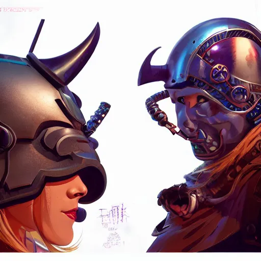 Image similar to cyberpunk viking helmet mask warrior goddess robot ninja fantasy, art gta 5 cover, official fanart behance hd artstation by jesper ejsing, by rhads, makoto shinkai and lois van baarle, ilya kuvshinov, ossdraws