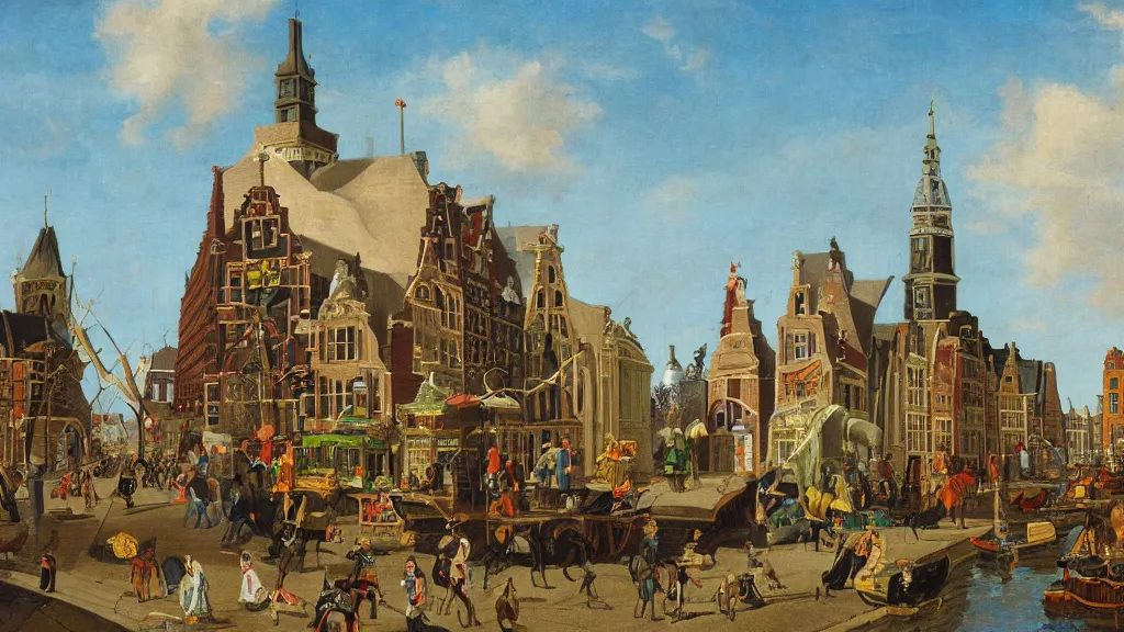 Image similar to dutch golden age fanciful winnipeg