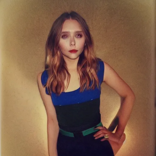 Image similar to Polaroid of elizabeth olsen