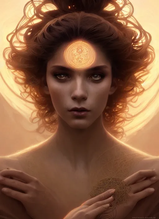 Prompt: a beautiful cinematic female sand goddess, galatic shamen with Quantum energy fantasy, fantasy magic, undercut hairstyle, dark light night, intricate, elegant, sharp focus, illustration, highly detailed, digital painting, concept art, matte, art by WLOP and Artgerm and Greg Rutkowski and Alphonse Mucha, masterpiece