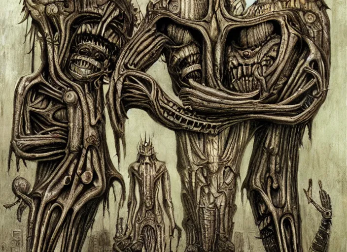 Image similar to Monster's Inc by H. R. Giger