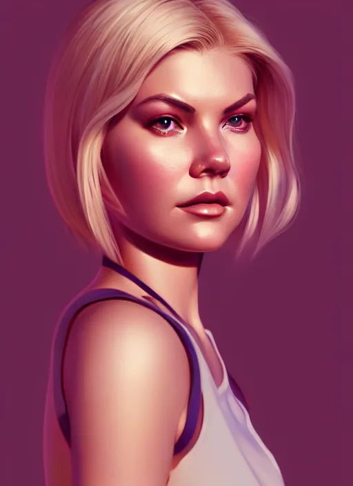 Image similar to portrait of elisha cuthbert, beautyshot, photorealistic, film, 3 5 mm,, dslr, canon, octane render, 8 k hd resolution, by ilya kuvshinov and cushart krentz and gilleard james