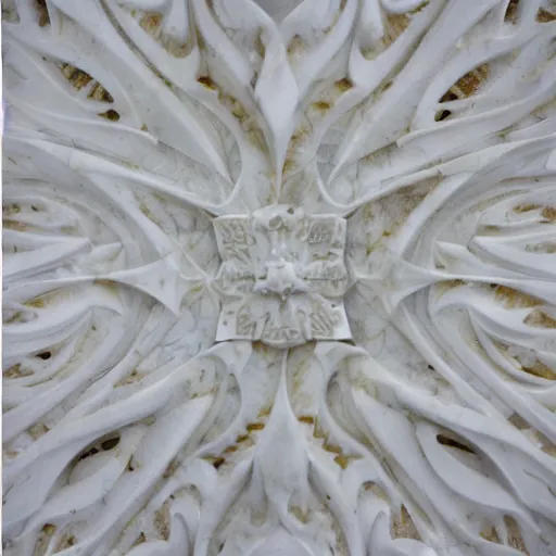 Image similar to moschea alabaster white marble intricata arabeschi